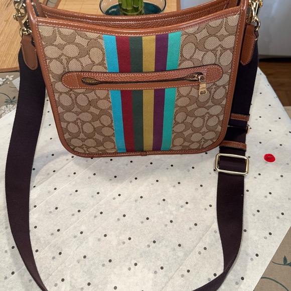 Coach Multicolor Stripe Signature Bag - Picture 4 of 5